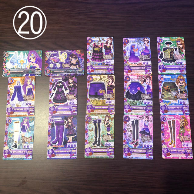 アイカツ! - ⑳旧アイカツカード☆スパイシーアゲハ☆5コーデ 15枚