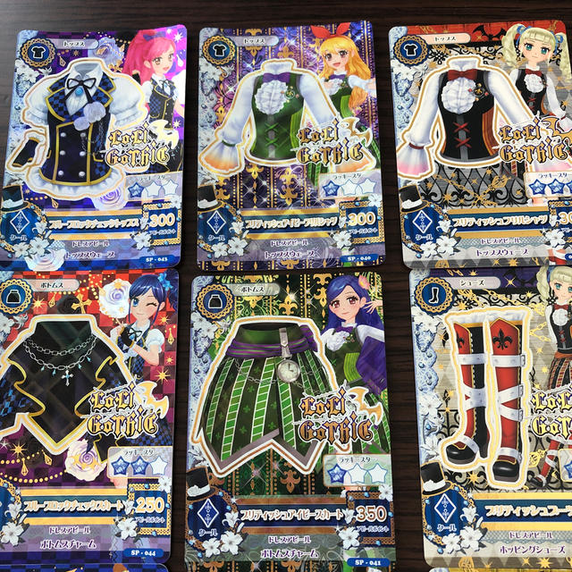 アイカツ! - ③旧アイカツカード☆ロリゴシック☆5コーデ 15枚セット