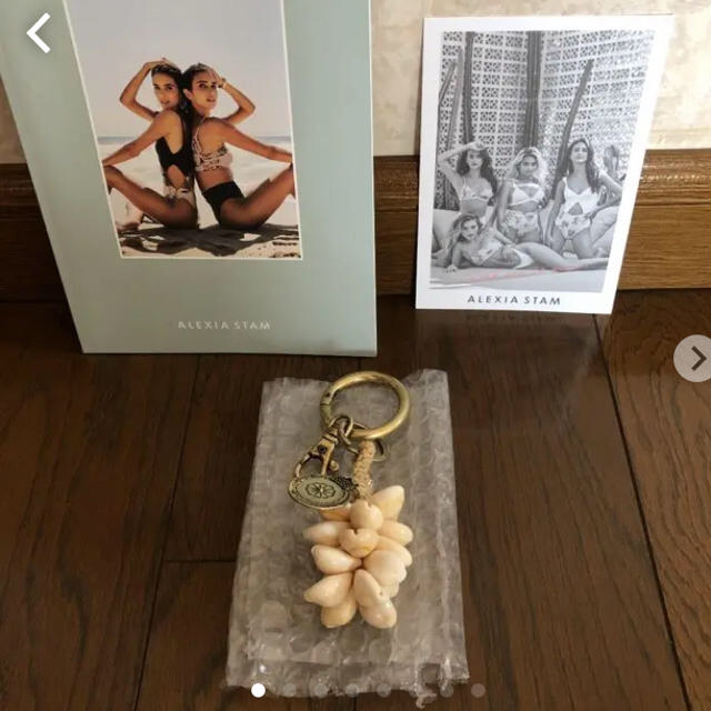 新品ALEXIA STAM shell key chain