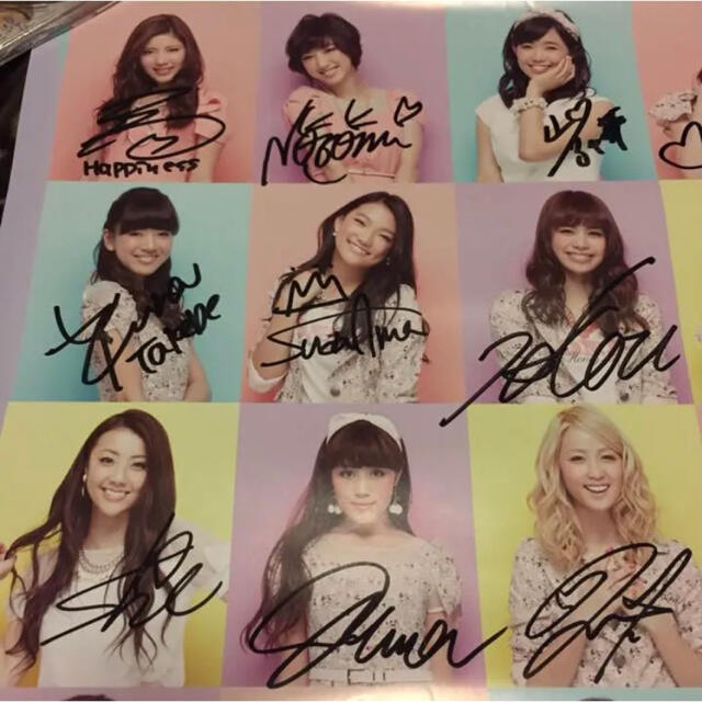 E-girls - E-girls☆メンバー全員直筆サインポスター(^。^)の通販 by