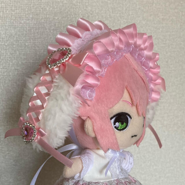 181】ぬいぐるみ ぬい服 おまんじゅう ヘッドドレス【白 黒 赤 パンダ