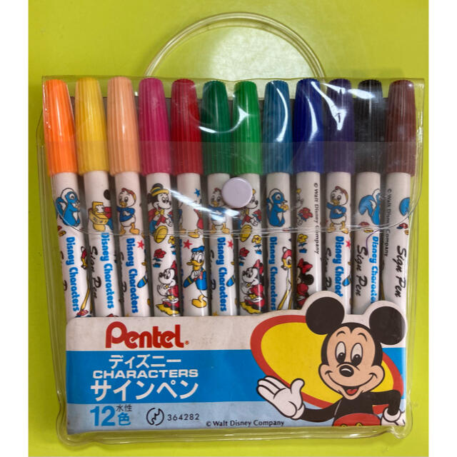 ぺんてる - ぺんてる ディズニー サインペン 12色 水性 ミッキー