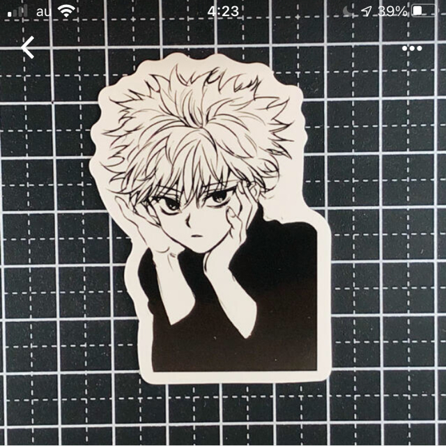 防水ステッカー HUNTER×HUNTER キルア ゾルディックの通販 by やまやん
