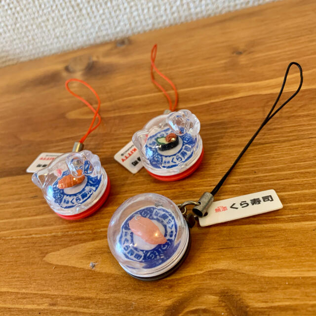 ハローキティ - くら寿司 ストラップ 3つセット 寿司 キティちゃんの