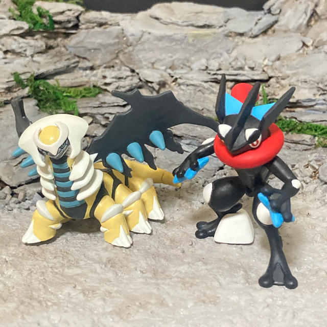 ポケモン - ポケモン モンコレ色違いリペイント ギラティナ ゲッコウガ