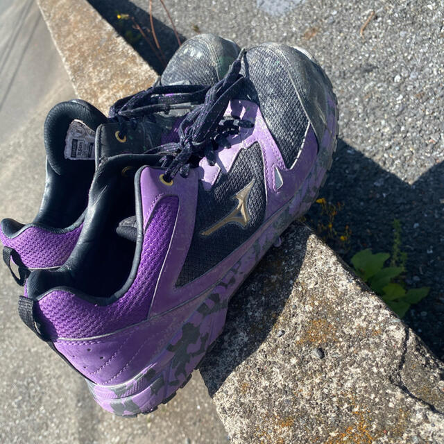 MIZUNO - 安全靴 26.5 紫の通販 by @｜ミズノならラクマ