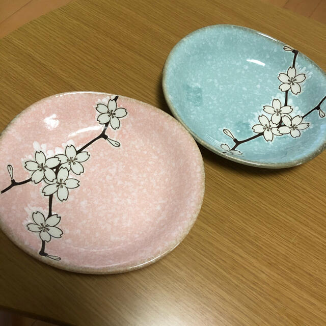 桜柄 お皿2枚セットの通販 by R ｜ラクマ