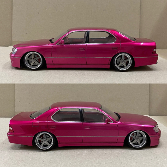 AOSHIMA - プラモデル完成品 アオシマ1/24 オートクチュール21セルシオ