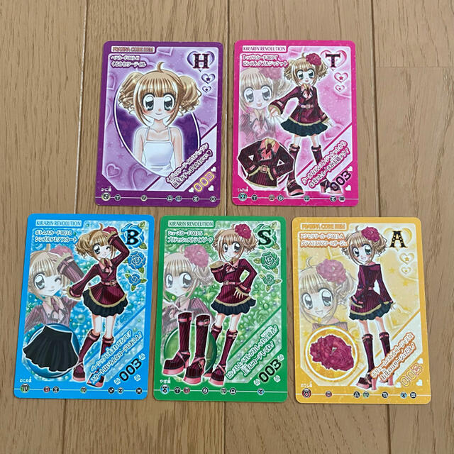 きらりんレボリューション クルキラアイドルdays 003 カード 5枚セット