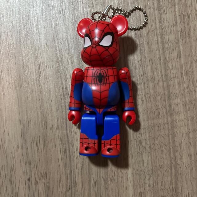 ベアブリック BE@RBRICK アイアンマン スパイダーマン キーホルダーの