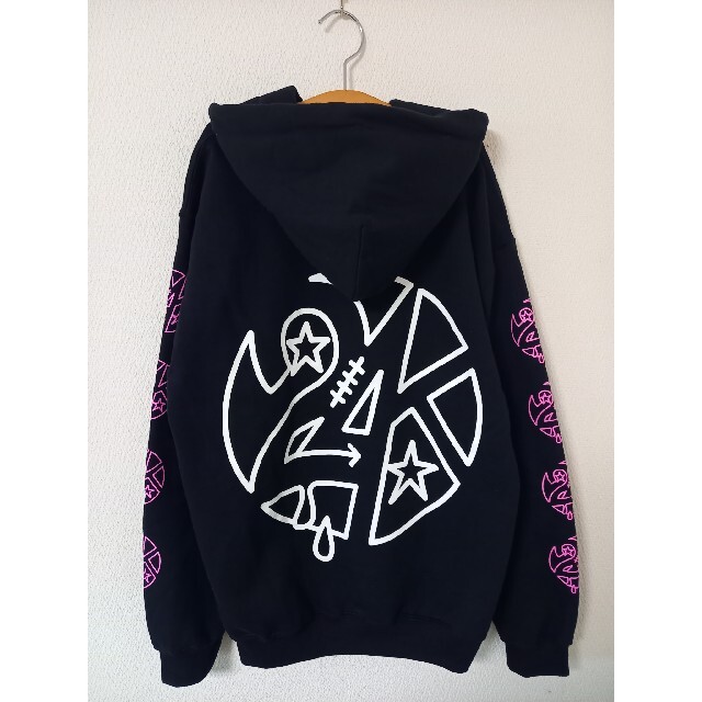 24karats - 24カラッツ パーカー フーディー ブラック 黒 LDH EXILEの