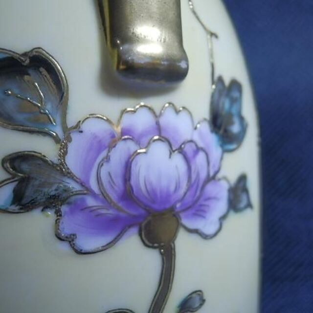 オールドノリタケ 花瓶 1910年 盛り上げ金彩 牡丹 【公式通販】