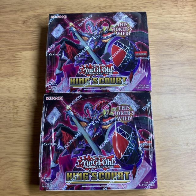 遊戯王 KING´S COURT キングスコート 1st 未開封BOX 2BOX