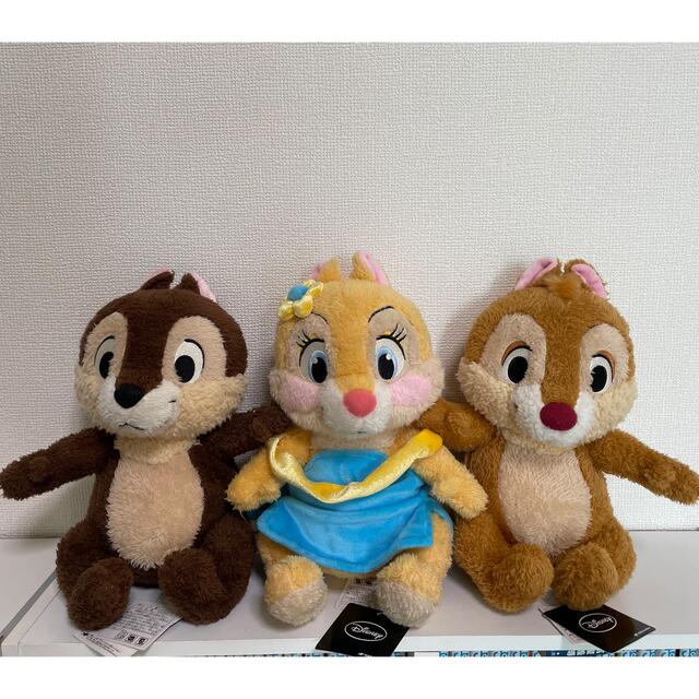 Disney - ☆美品☆ディズニー☆チップ&デール☆クラリス☆ぬいぐるみの