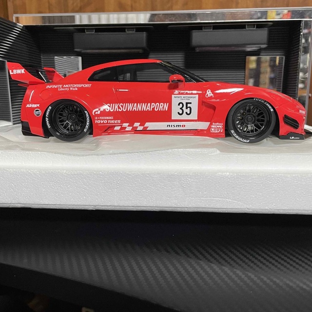 未展示品TOP SPEED1/18LB-ワークス GT スカイライン GT-Rの通販 by