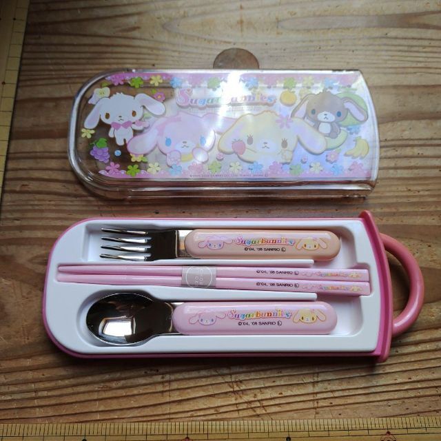 サンリオ - ⭐シュガーバニーズ⭐トリオセット⭐弁当⭐箸⭐スプーン