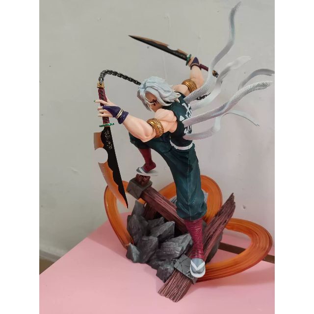 鬼滅の刃 宇髄天元 音柱 ガレージキット 塗装済み完成品 フィギュアの