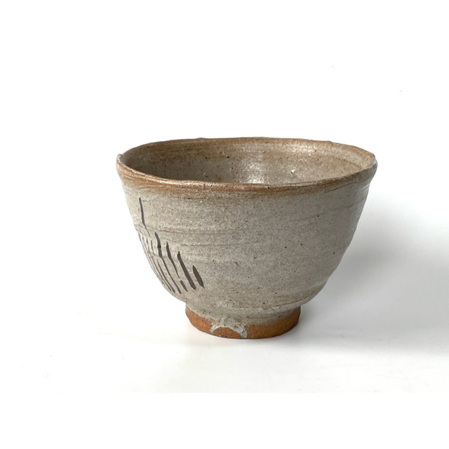 桃山時代 伝世品 古唐津 絵唐津 美人絵 茶碗 茶皿 図柄珍品