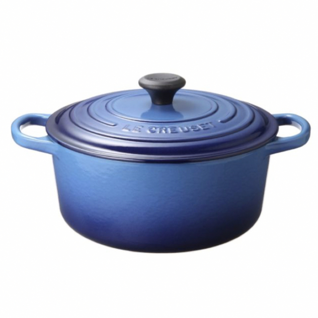 LE CREUSET - ♡ルクルーゼ ココットロンド 18cm アズールブルー