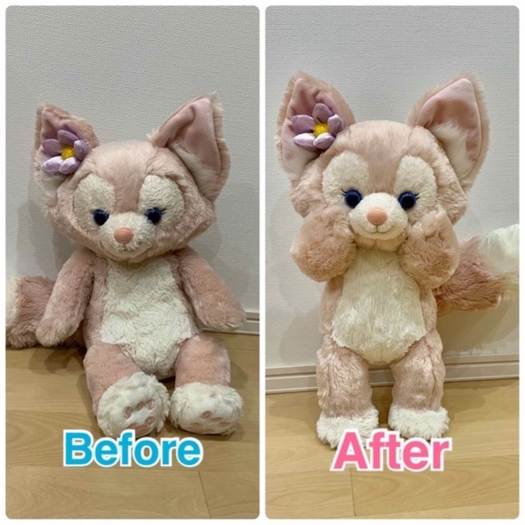 ダッフィーぬいぐるみ リメイク すっごく可愛いお顔ですSサイズ 可愛い