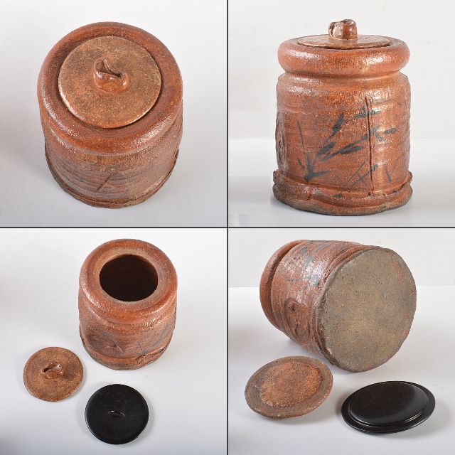 美濃焼 美濃古窯 江戸時代中期 水指 徳川美術館 菊田清年識箱 M R5537C