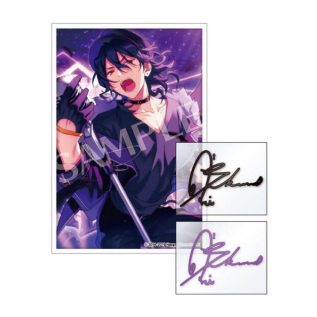 新品☆あんスタ☆UNDEAD【朔間零】サインステッカー☆スターラメver.の