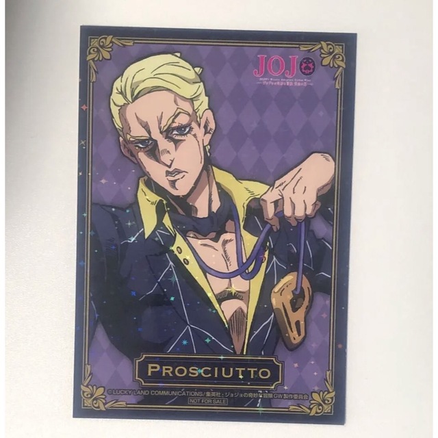ジョジョの奇妙な冒険 5部 C96 特典 ブロマイド プロシュートの通販 by