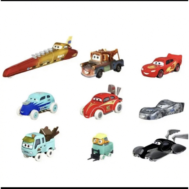 カーズ マテル SALT FLATS 9-PACK カーズオンザロード ミニカーの通販