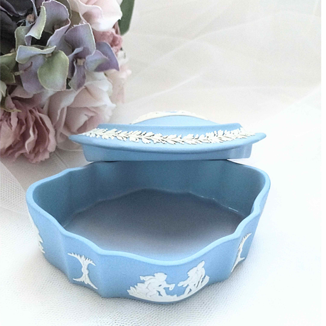 WEDGWOOD - ウエッジウッド ジャスパー蓋付小物入れの通販 by