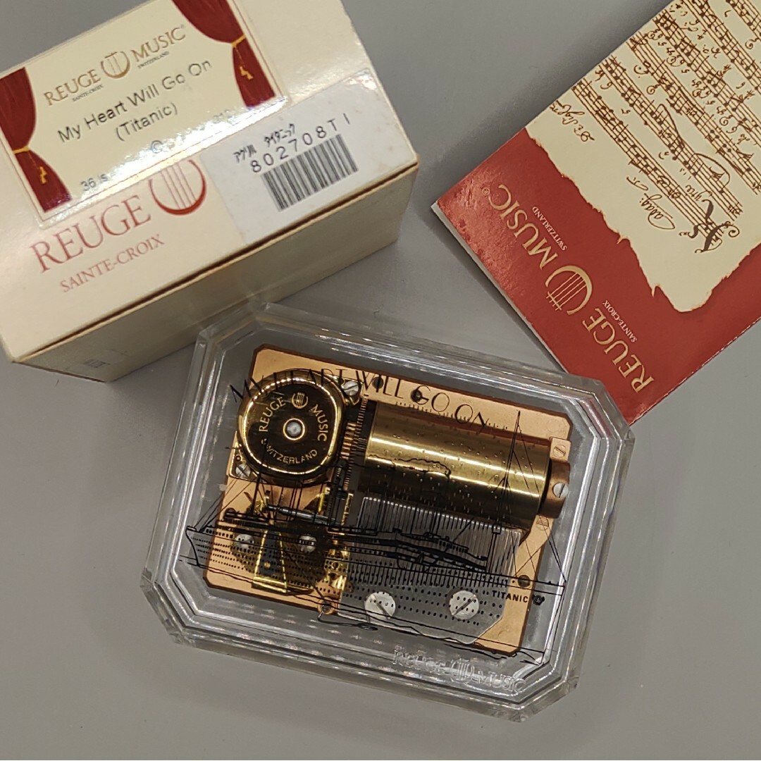リュージュ Reuge 36弁 オルゴール タイタニック リュージュ 36弁