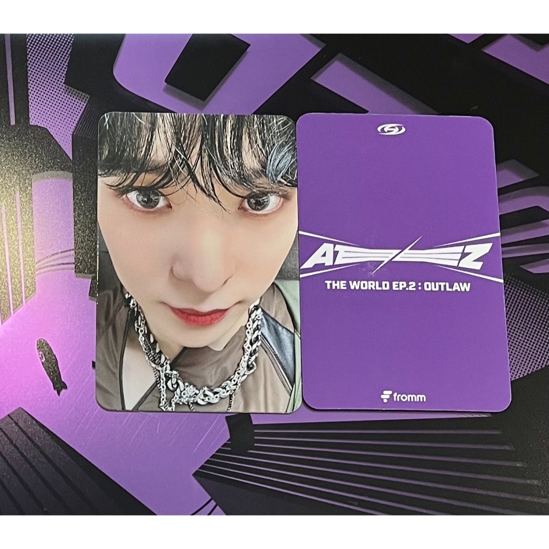 ATEEZ - ATEEZ OUTLAW fromm storeトレカ ユノ【527】の通販 by KIKI