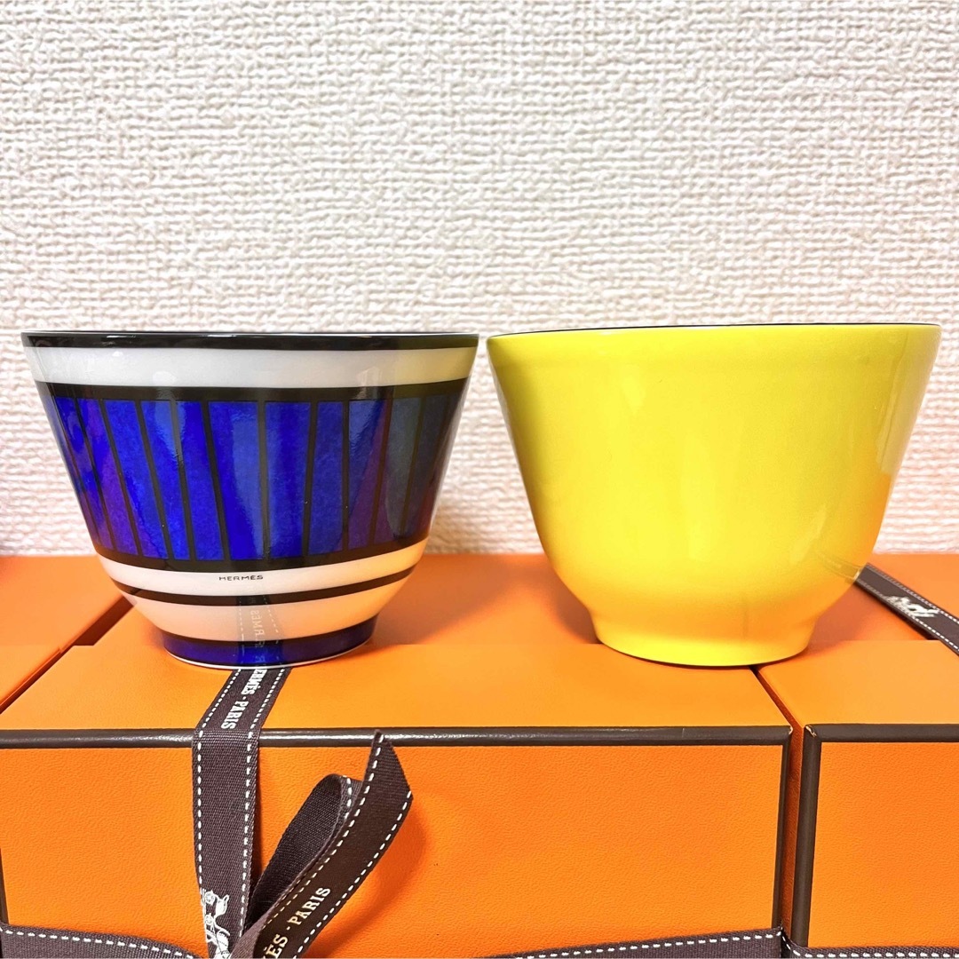 HERMES - 【廃盤 新品 全4個セット】エルメス ブルーダイユール ラージ