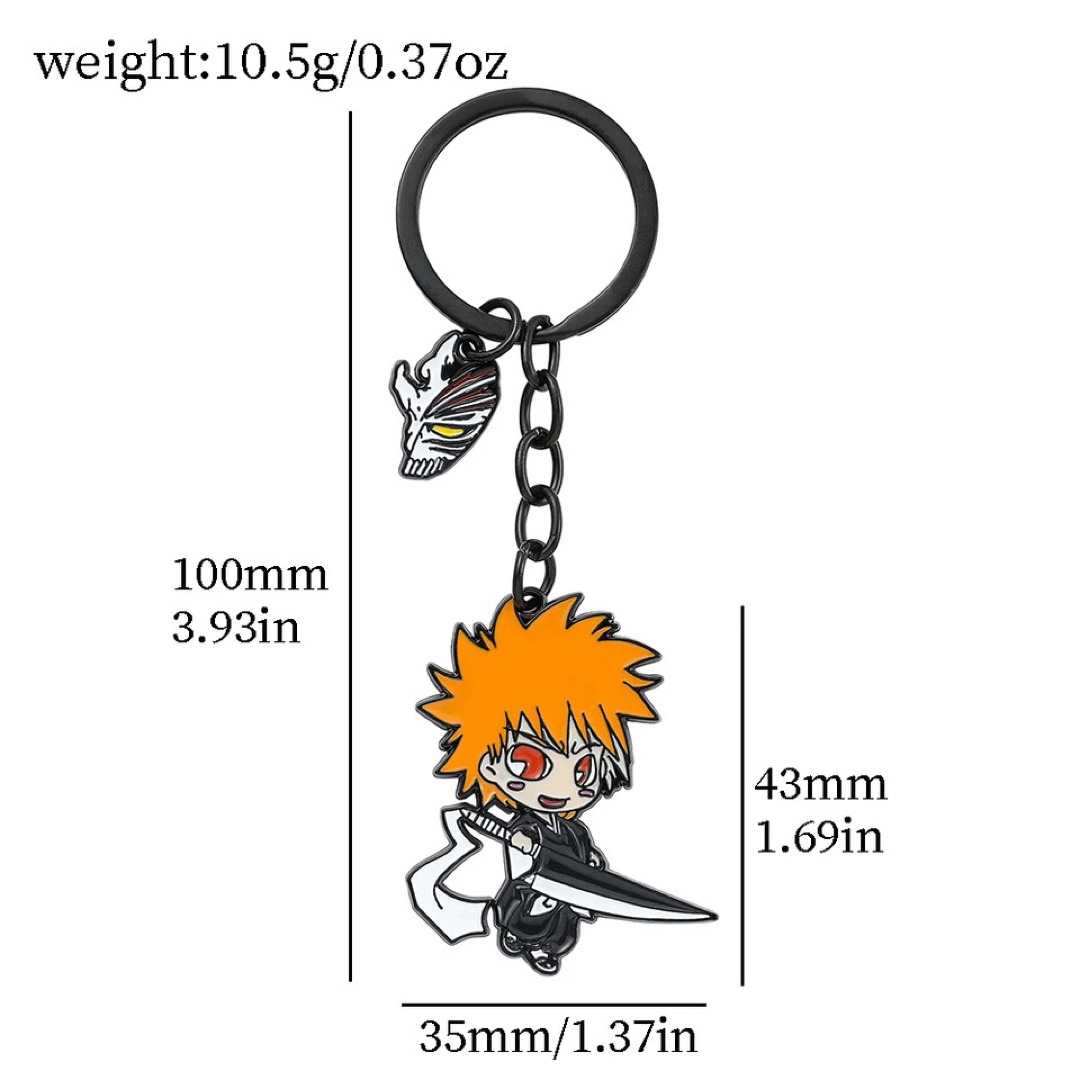 BLEACH 黒崎一護 ホロウ化仮面キーホルダー ブリーチの通販 by ごま's