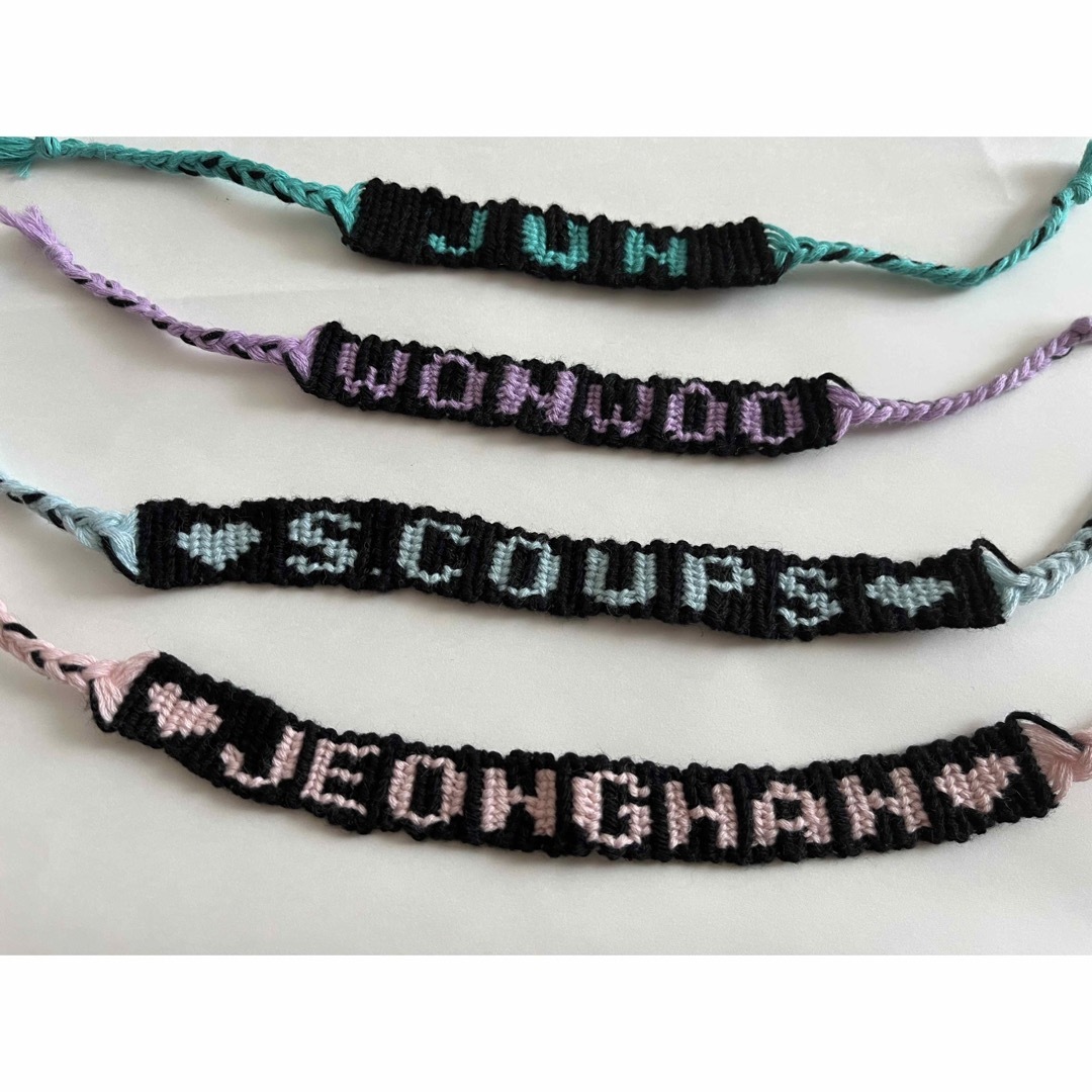 SEVENTEEN - ネーム入りミサンガ オーダーの通販 by Riri's shop