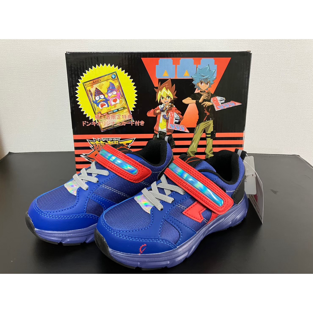 付属無】ドン・キホーテ 遊戯王 限定5000足 スニーカー 2足 青 値下
