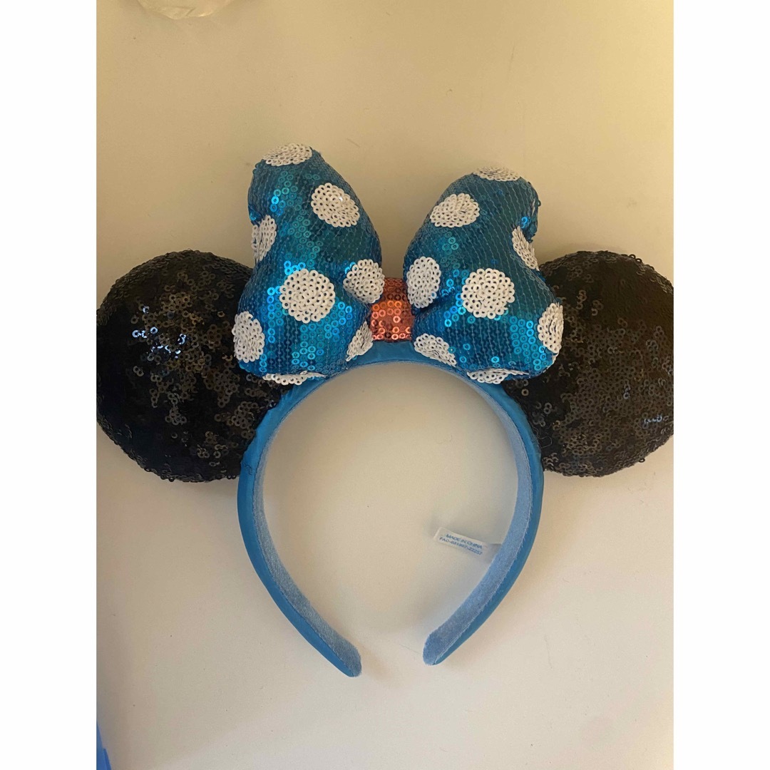 Disney - ディズニー ミニー 水色 水玉 カチューシャの通販 by まめ's