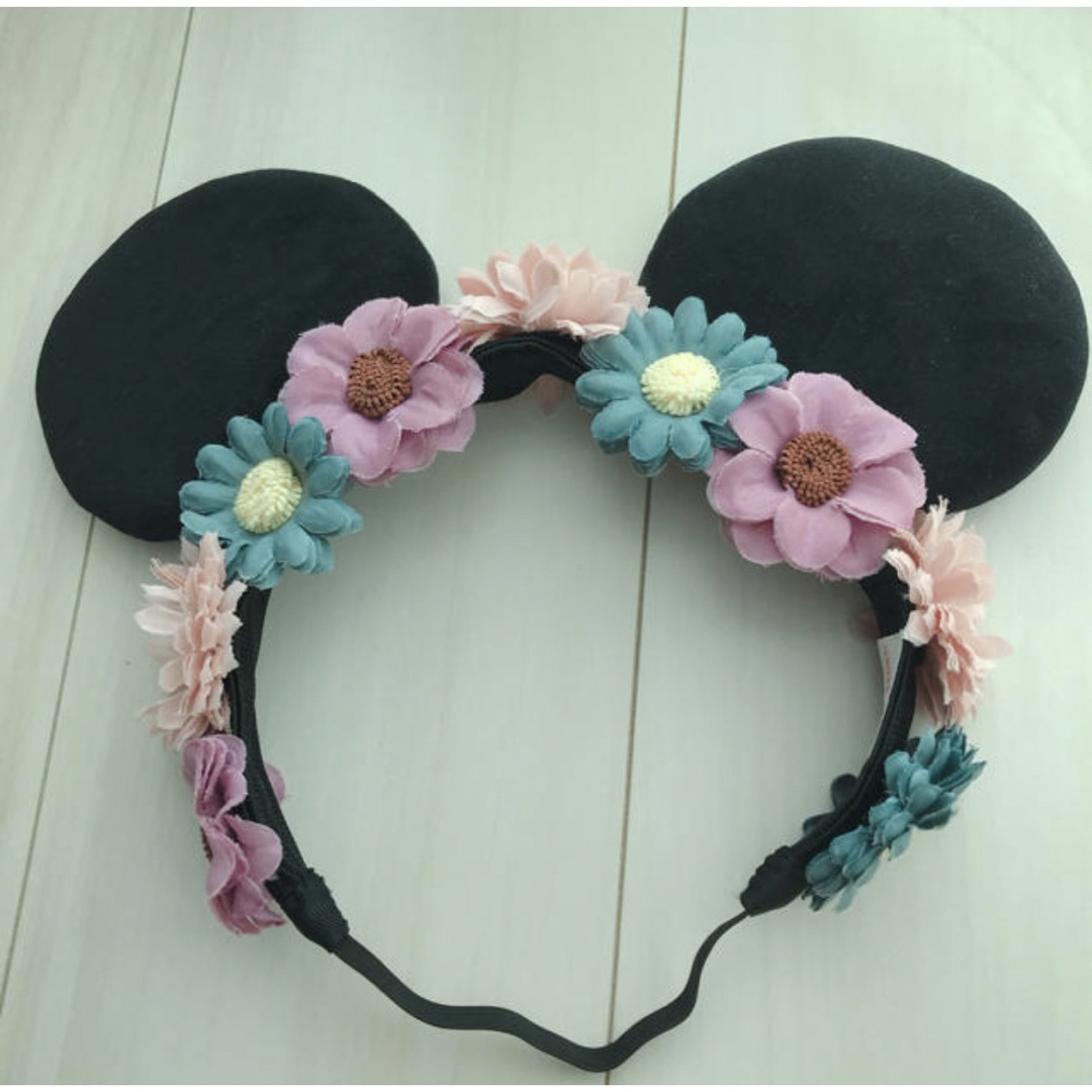 Disney - ディズニー ミニー フラワー カチューシャ ヘアバンド 35周年