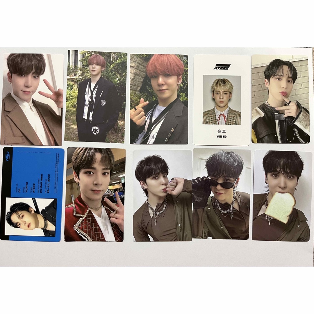 ATEEZ ユノ ユンホ アー写 当選品 限定 トレカ 10名限定