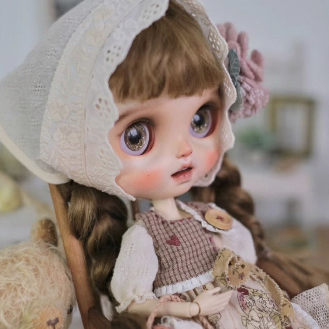 カスタムブライス 人形 かわいい 作家様 まんまる 優しい 幼い の通販