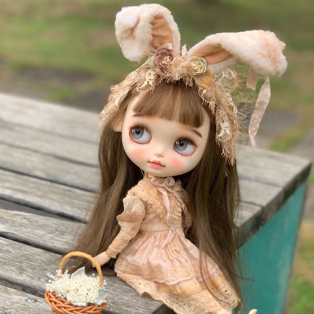 カスタムブライス 海外作家様 人形 かわいい うさぎさんの通販 by
