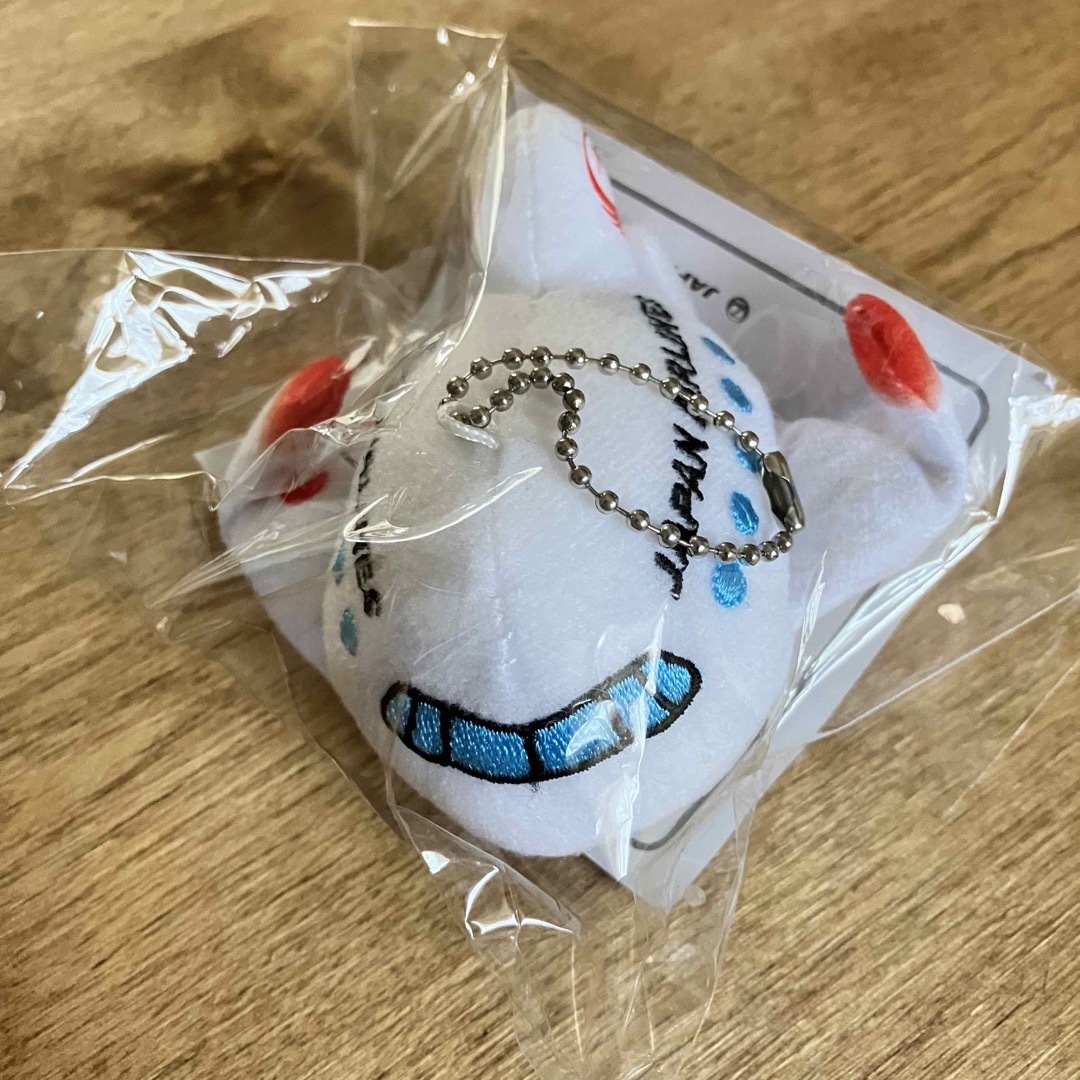 JAL(日本航空) - 【新品・非売品】JAL 飛行機ぬいぐるみキーホルダーの