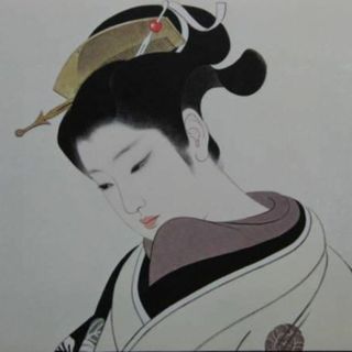 志村立美、冬―女郎、希少限定版、美品、大判、新品高級額付