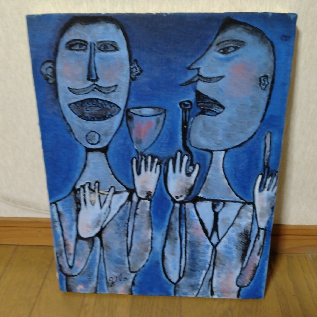公式 【模写】Dubuffet,jean/抽象画/静物画/油彩画/昭和レトロ/絵画c