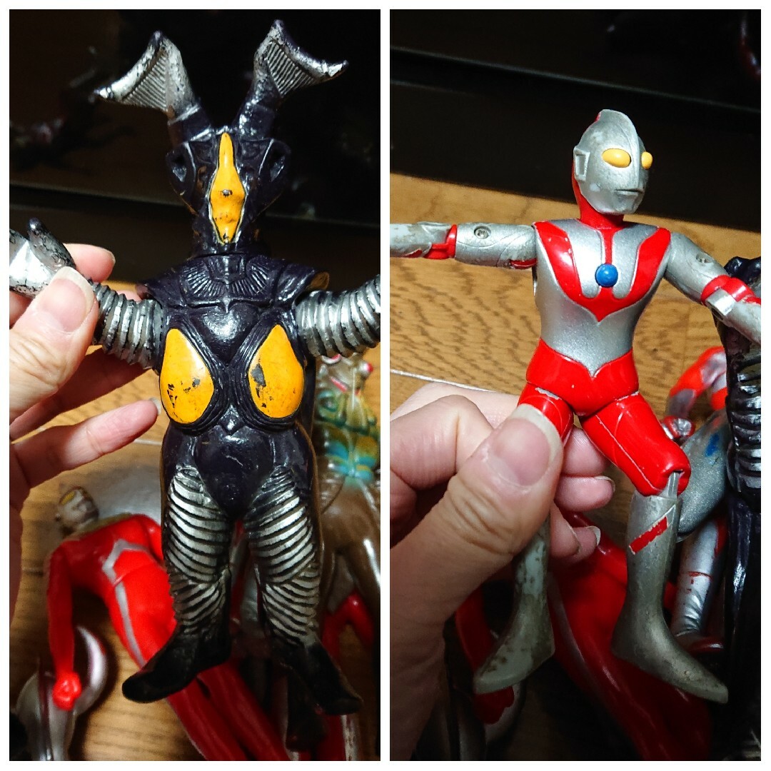 1983 ウルトラマン 硬質ソフビ バルタン星人 セブン タロウの通販 by