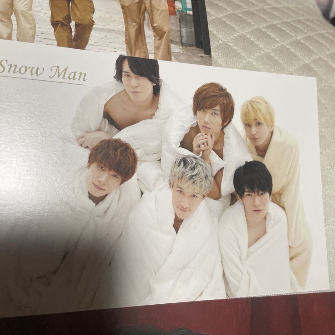 Snow man CD & DVDケース カレンダー メッセージカード。の通販 by