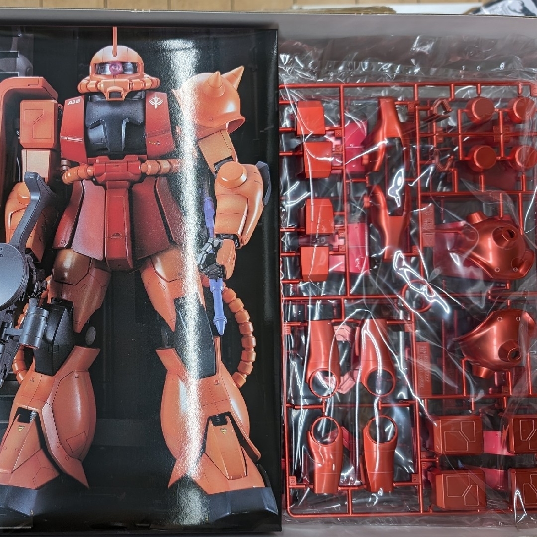 1/60PG.MS-06S.シャア専用ザク.フルカラーコーティングバージョン