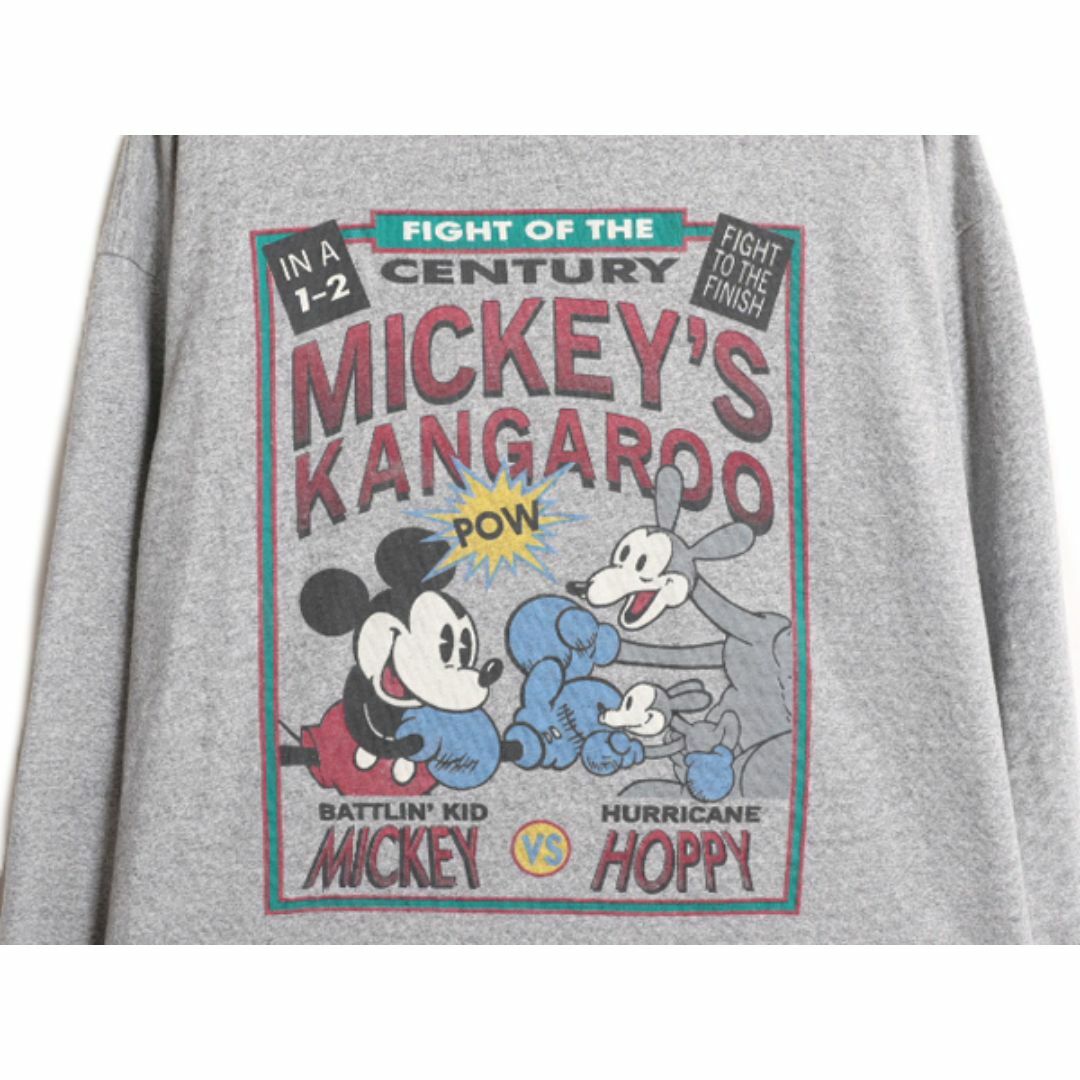 90s USA製 ディズニー オフィシャル ミッキー プリント フード付き