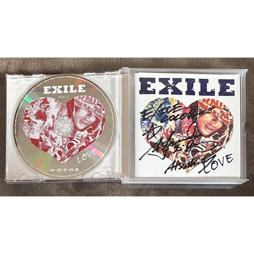 EXILE - ATSUSHI直筆サイン入り EXILE LOVE CD1枚＋DVD2枚の通販 by