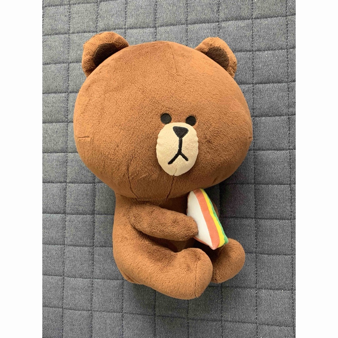 ブラウン ぬいぐるみ LINE FRIENDSの通販 by woafmthc7's shop｜ラクマ
