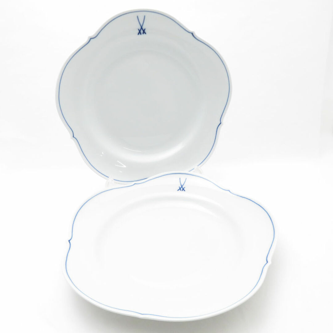 双剣 meissen マイセン 300周年記念 プレート 2枚② 双剣 meissen